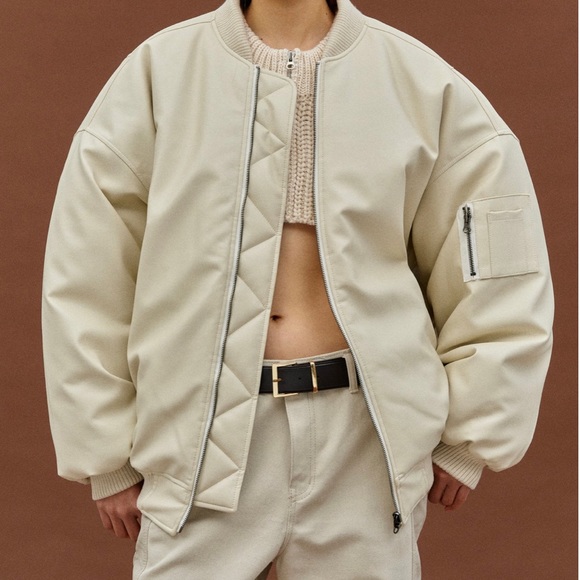 Jackets & Blazers - source unknown long reversible bomber jacket